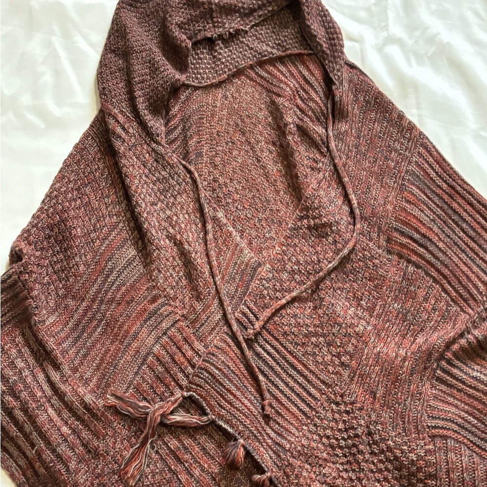 Hooded poncho